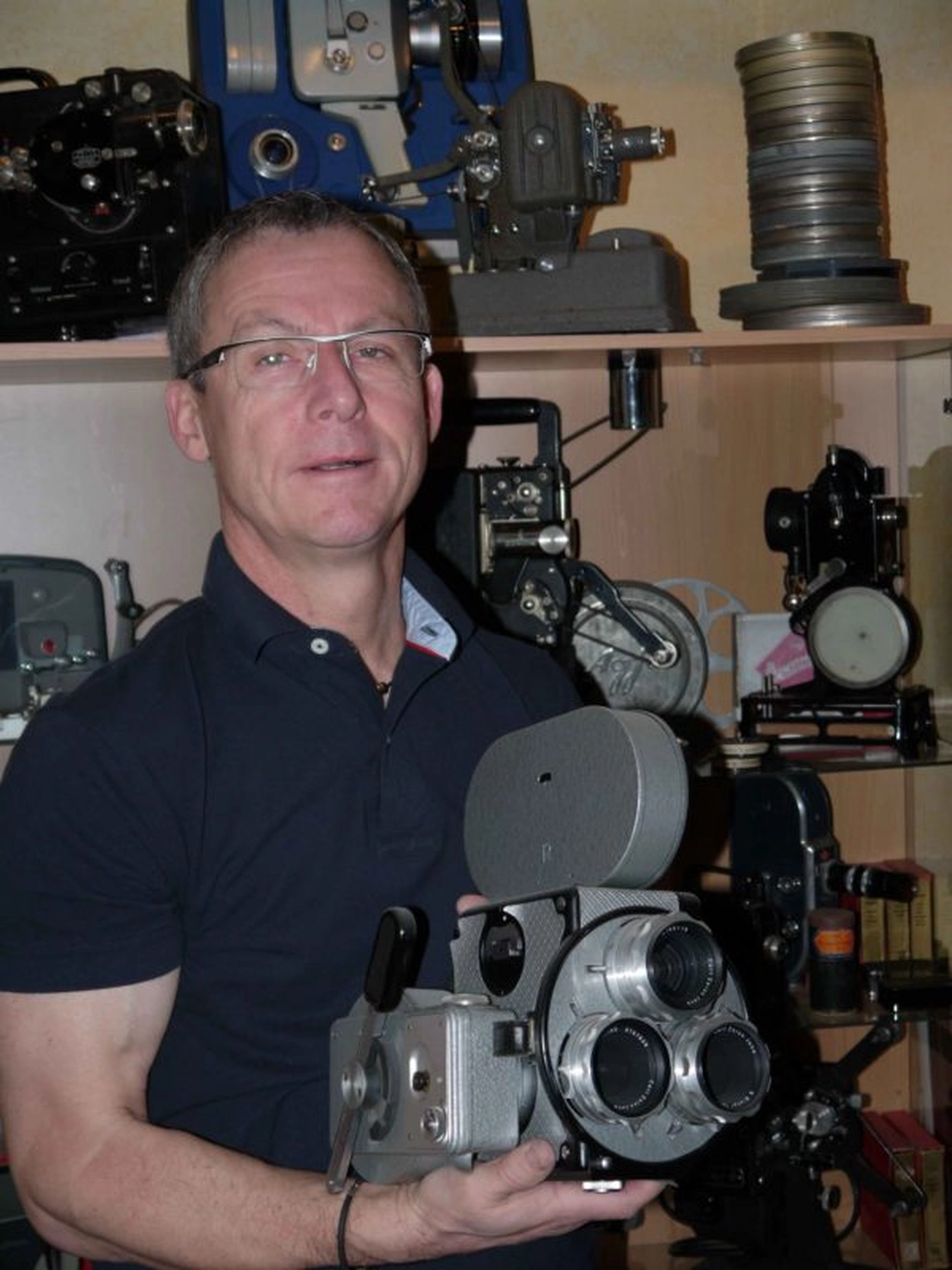 Klaus-Peter Steinmetz mit Kamera